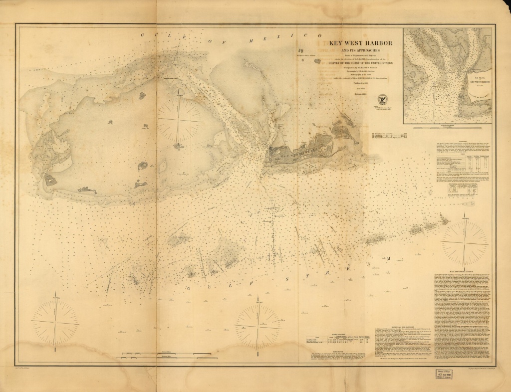 Florida Water Depth Chart Or Nautical Free Free Nautical Charts - Water Depth Map Florida
