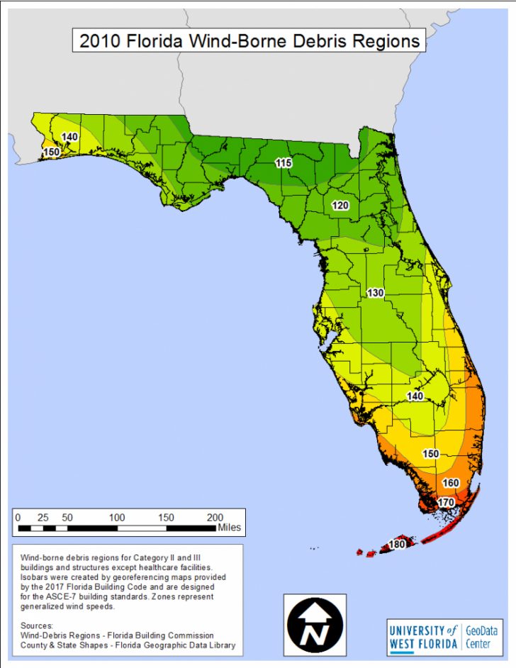 Florida Wind Zone Map 2017 (93+ Images In Collection) Page 2 Florida