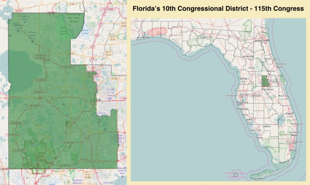 Florida's 10Th Congressional District - Wikipedia - Florida District 6 ...