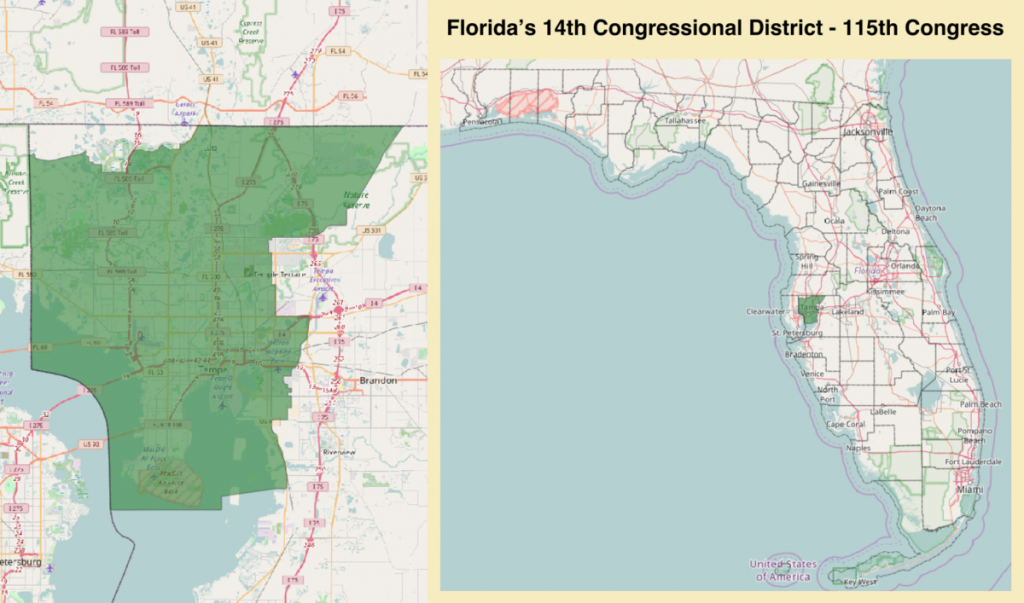 Florida&amp;#039;s 14Th Congressional District - Wikipedia - Florida House District 15 Map