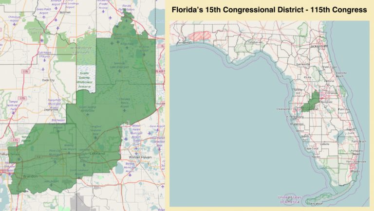 Florida 39 s 15Th Congressional District - Floridas 15th Congressional District Wikipedia Florida House District 15 Map 768x434 