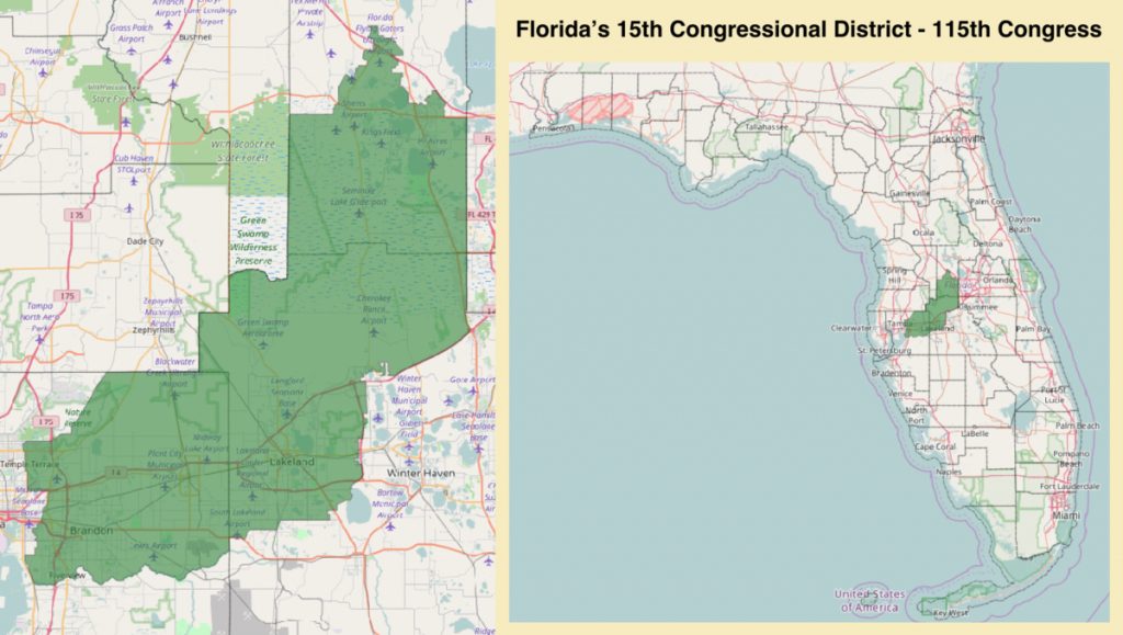 Florida's 15Th Congressional District - Wikipedia - Florida House Of ...