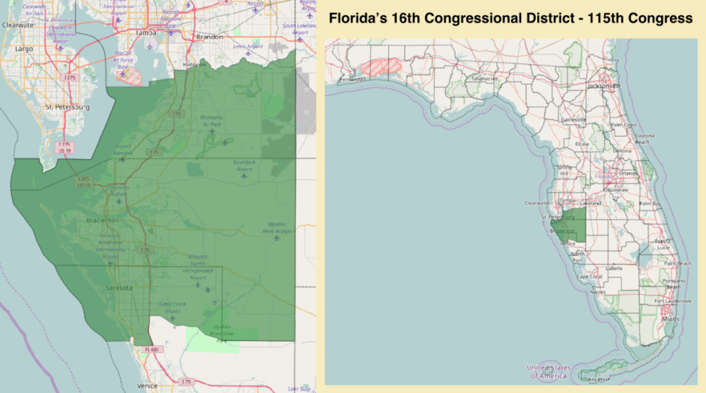 Florida&amp;#039;s 16Th Congressional District - Wikipedia - Florida 6Th District Map