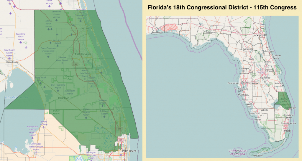 Florida&amp;#039;s 18Th Congressional District - Wikipedia - Florida District 6 Map
