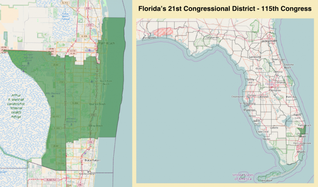 Florida&amp;#039;s 21St Congressional District - Wikipedia - Florida House District 115 Map