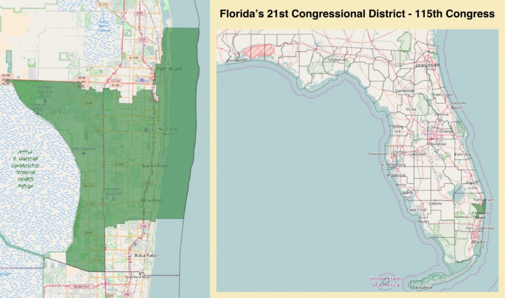 Florida's 21St Congressional District - Wikipedia - Florida's ...