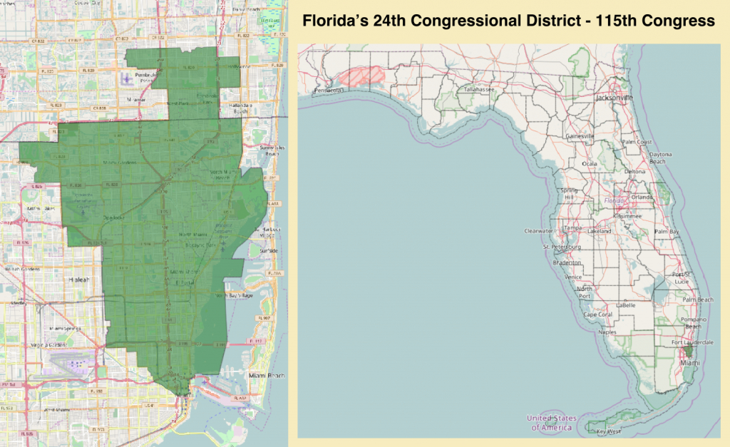 Florida&amp;#039;s 24Th Congressional District - Wikipedia - Florida 6Th District Map
