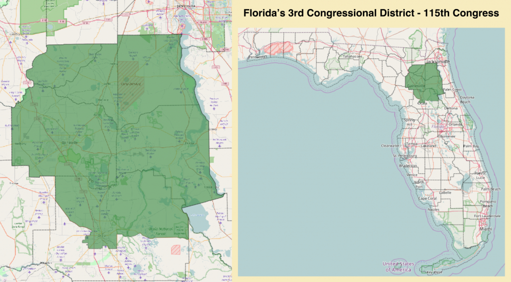 Florida&amp;#039;s 3Rd Congressional District - Wikipedia - Florida Congressional Districts Map 2018