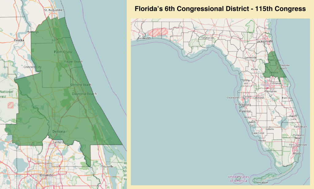 Florida&amp;#039;s 6Th Congressional District - Wikipedia - Florida 6Th Congressional District Map