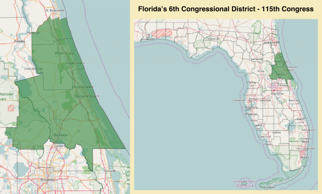 Florida&amp;#039;s 6Th Congressional District - Wikipedia - Florida Congressional Districts Map 2018