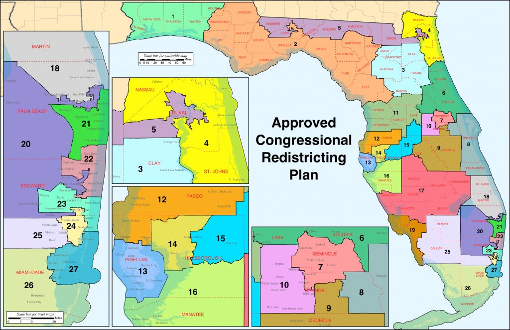 Florida's Congressional Districts - Wikipedia - Florida Congressional ...