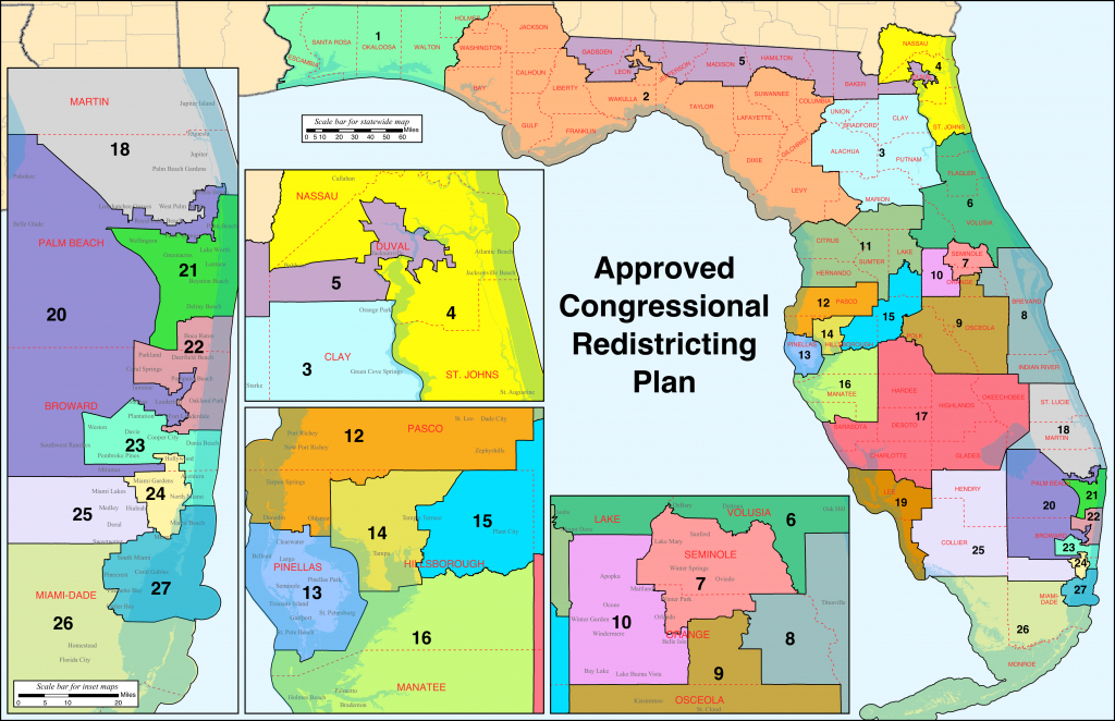 Florida&amp;#039;s Congressional Districts - Wikipedia - Florida State Representatives Map