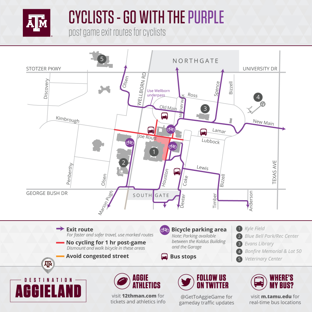 Football Parking &amp;amp; Information - Texas A&amp;amp;m Parking Lot Map