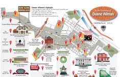 Footsteps Map – Gabba – Georgia Allman Brothers Band Association - Printable Map Of Macon Ga