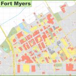 Fort Myers Downtown River District Map   Map Of Fort Myers Florida Area