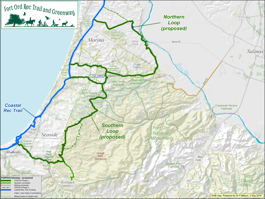 Fortag Maps - Seaside - Seaside California Map