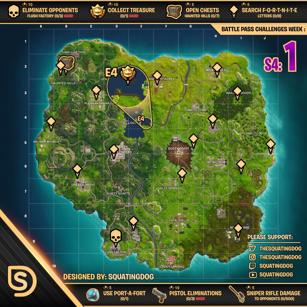 Fortnite Interactive Map (88+ Images In Collection) Page 2 - Printable Fortnite Map