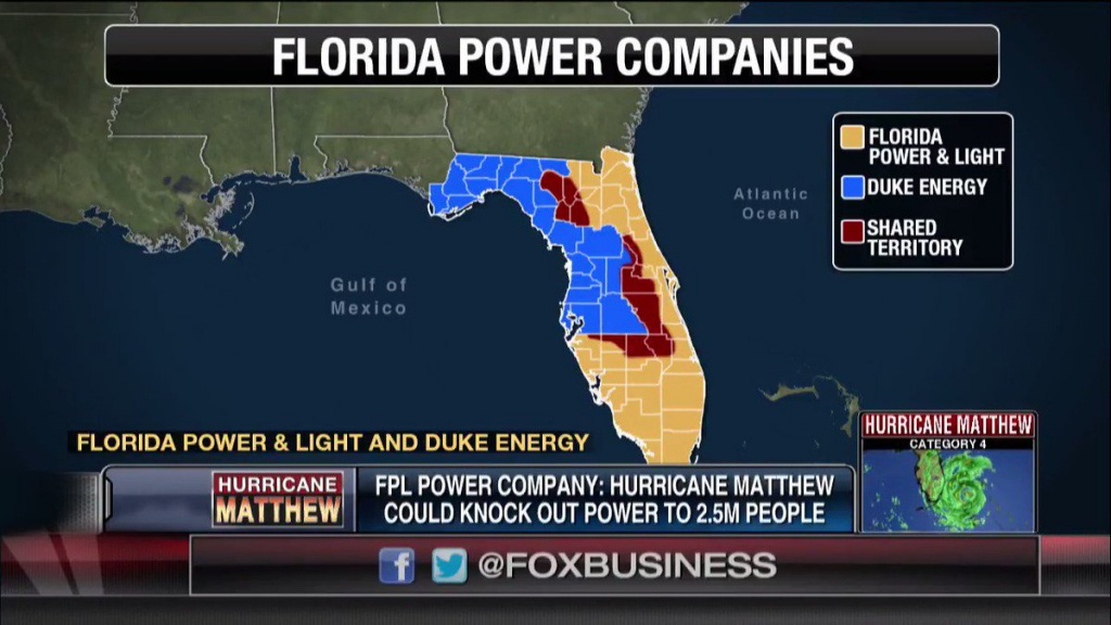 Fox Business On Twitter: &amp;quot;just In: As Many As 2.5M Residents Likely - Florida Power Companies Map
