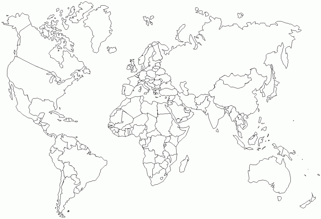 Free Atlas, Outline Maps, Globes And Maps Of The World - Eastern Hemisphere Map Printable