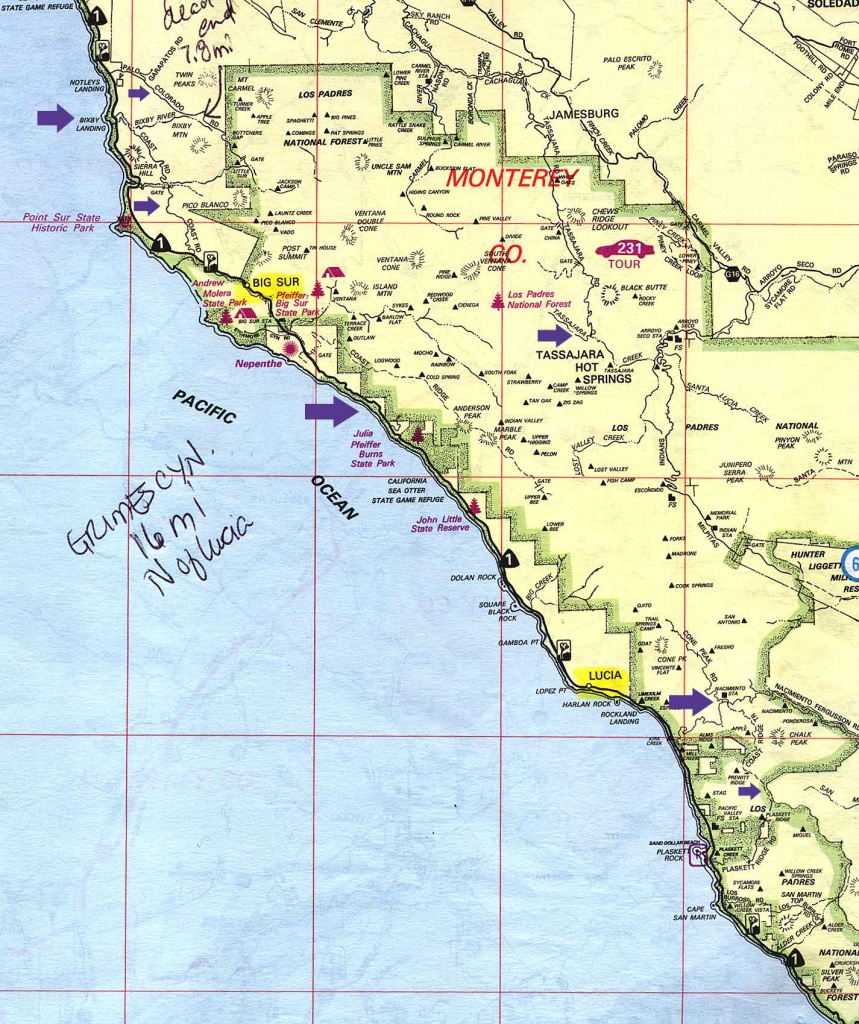 Free Camping Socal Los Padres National Forest Mt Pinos Campgrounds Camping Central California Coast Map 