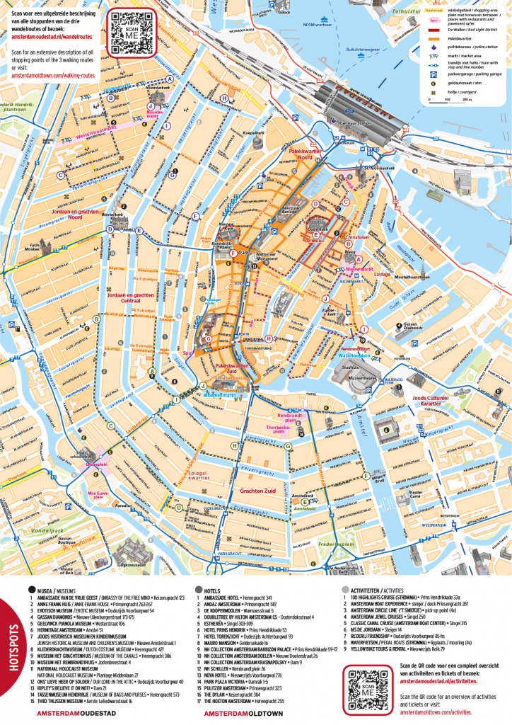 Free City Map Of Amsterdam Old Town - Printable Map Of Amsterdam City Centre