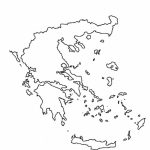 Free Coloring Maps For Kids | Greece Coloring Page | Ελλαδα Μου   Outline Map Of Ancient Greece Printable