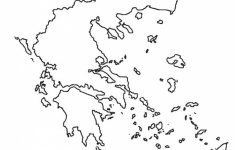 Free Coloring Maps For Kids | Greece Coloring Page | Ελλαδα Μου - Outline Map Of Greece Printable