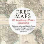Free Downloadable Southern Usa State Maps From 1885. Includes Old   Free Old Maps Of Texas