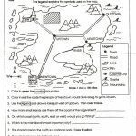 Free Elementary Worksheets On Reading Maps | Printableshelter | Kids   6Th Grade Map Skills Worksheets Printable