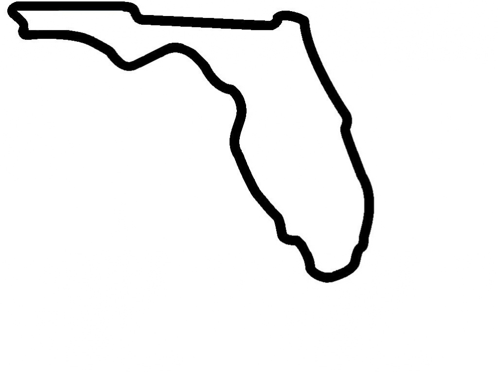 Free Florida Map Cliparts, Download Free Clip Art, Free Clip Art On - Florida Map Outline Printable