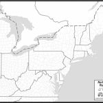 Free Map Of Northeast States   Printable Map Of Northeast States