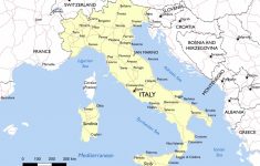 Free Maps Of Italy – Mapswire - Printable Map Of Italy With Cities