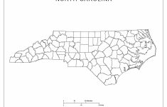 Free North Carolina Map | North Carolina Blank Map | North Carolina - Printable Nc County Map
