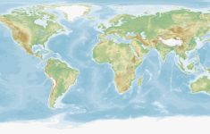 Free Physical Maps Of The World – Mapswire - World Physical Map Printable