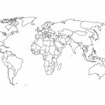 Free Printable Black And White World Map With Countries Best Of   Free Printable Political World Map