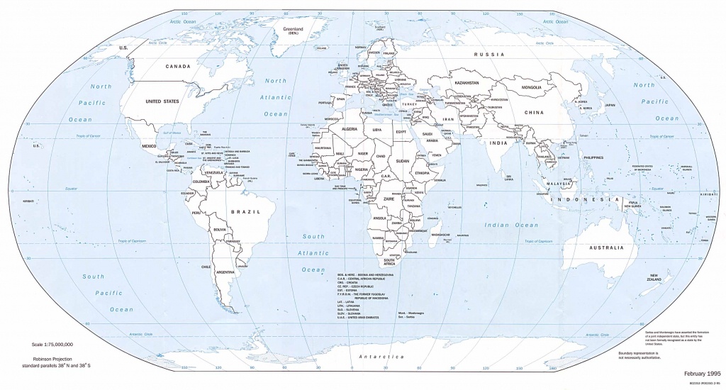 Free Printable Black And White World Map With Countries Labeled And Free Printable World Map With Country Names 