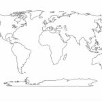Free Printable Blank World Map   Maydan.mouldings.co   Printable Map Of World Blank