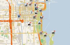 Free Printable Map Of Chicago Attractions. | Free Tourist Maps - Chicago Tourist Map Printable