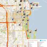Free Printable Map Of Chicago Attractions. | Free Tourist Maps   Magnificent Mile Map Printable