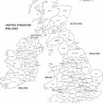 Free Printable Map Of Ireland | Royalty Free Printable, Blank   Outline Map Of England Printable
