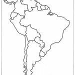 Free Printable Map Of South America And Travel Information   Printable Blank Map Of South America