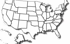 Free Printable Map Of The United States With State Names And Travel - Map Of United States With State Names Printable