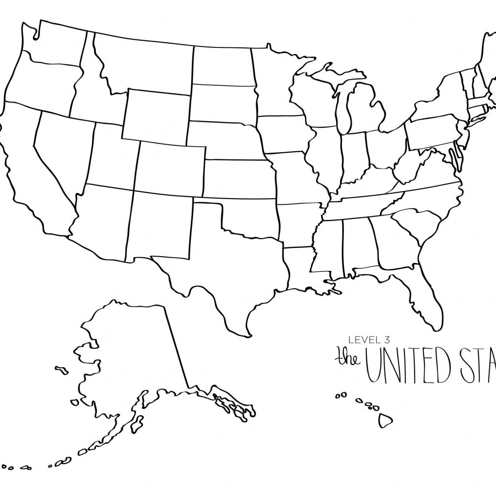 Free Printable Map Of Usa The United States Save Blank - Free Printable Map Of The United States