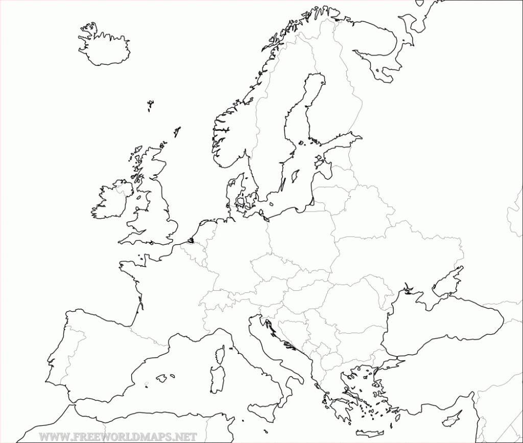 Blank Political Map Of Europe Printable Printable Maps