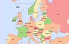 Free Printable Maps Of Europe - Printable Map Of Europe With Countries