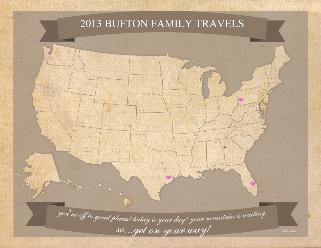 Free Printable United States Travel Map - Printable Travel Maps