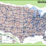 Free Printable Us Highway Map Cities Highways Usa Incredible At Of   Printable State Maps With Highways