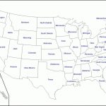 Free Printable Us Maps With State Names Usa Map And State Capitals   Printable Map Of The United States With State Names
