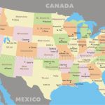 Free Printable Us States And Capitals Map | Map Of Us States And   Printable Map Of Usa With States And Cities