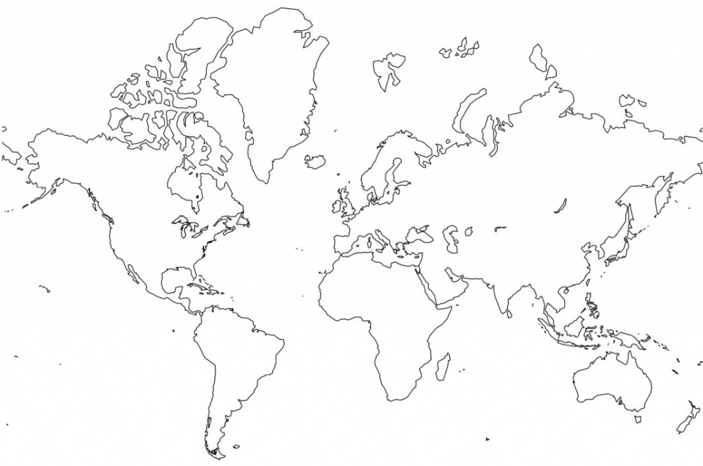Free Printable World Map Coloring Pages For Kids - Best Coloring - Coloring World Map Printable